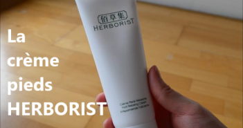 La crème pieds Herborist : tuto d’auto-massage